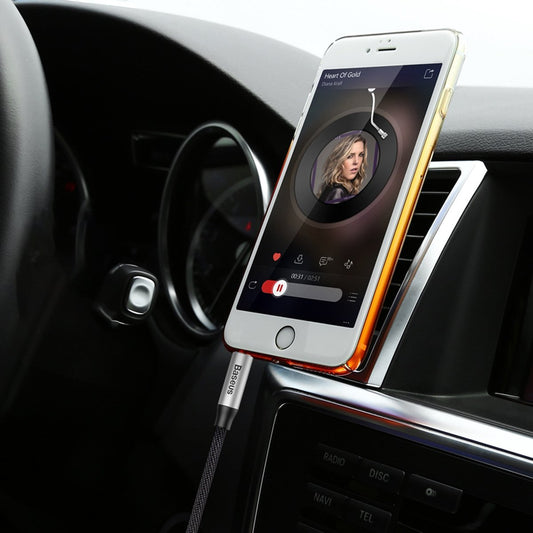 Lydkabel 3,5 mm - 3,5 mm Baseus Yiven M30, 1 m, svart CAM30-BS1