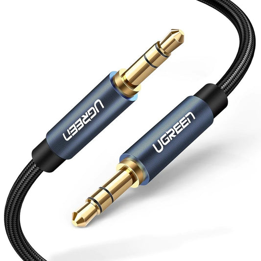 Lydkabel 3,5 mm - 3,5 mm UGREEN AV122 Mini, 2 m, blå