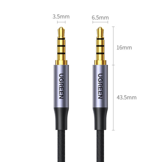 Lydkabel 3,5 mm - 3,5 mm UGREEN AV183, 2 m, svart