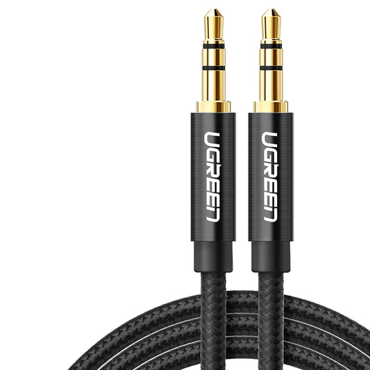 Lydkabel 3,5 mm - 3,5 mm UGREEN AV112, 2 m, svart