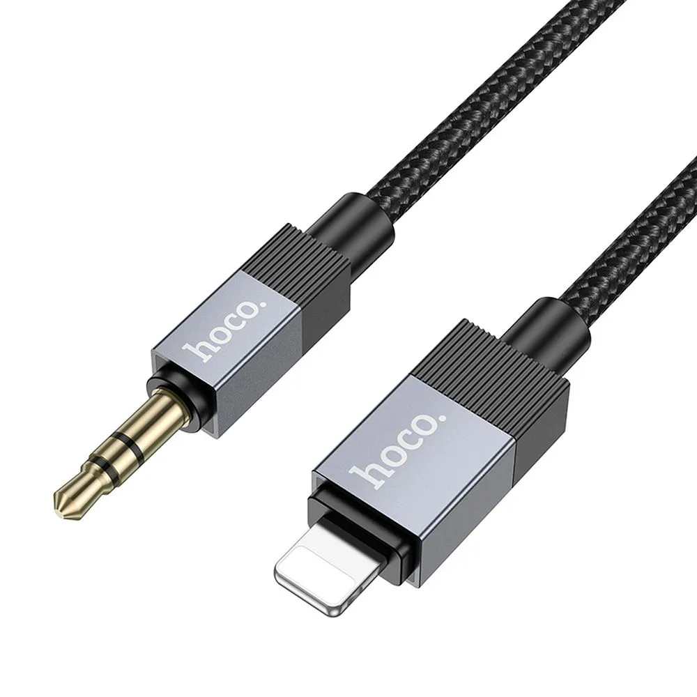 Lyd kabel Lightning - 3.5mm HOCO UPA32A, 1m, Svart