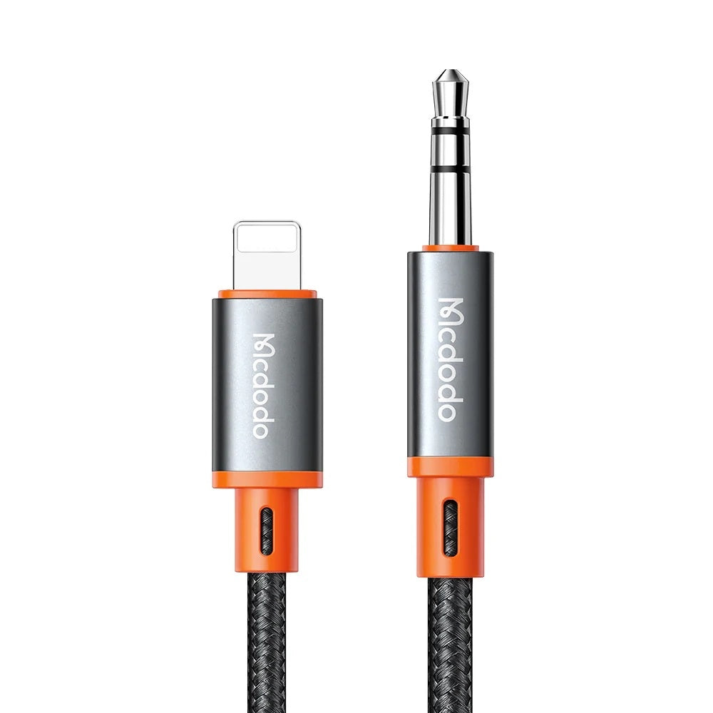 Lightning-audiokabel - 3.5mm McDodo CA-0780 Castle, 1.2m, Svart
