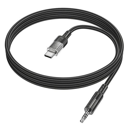 USB-C til 3,5 mm lydkabel HOCO UPA27, 1,2 m, Svart