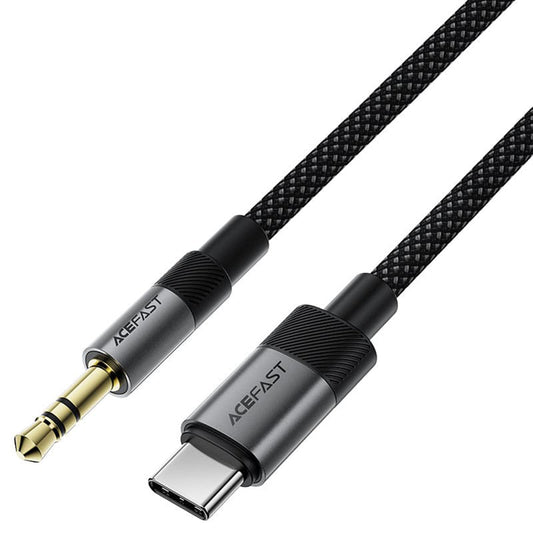 Audio Kabel USB-C - 3.5mm Acefast J11, 1m, Svart