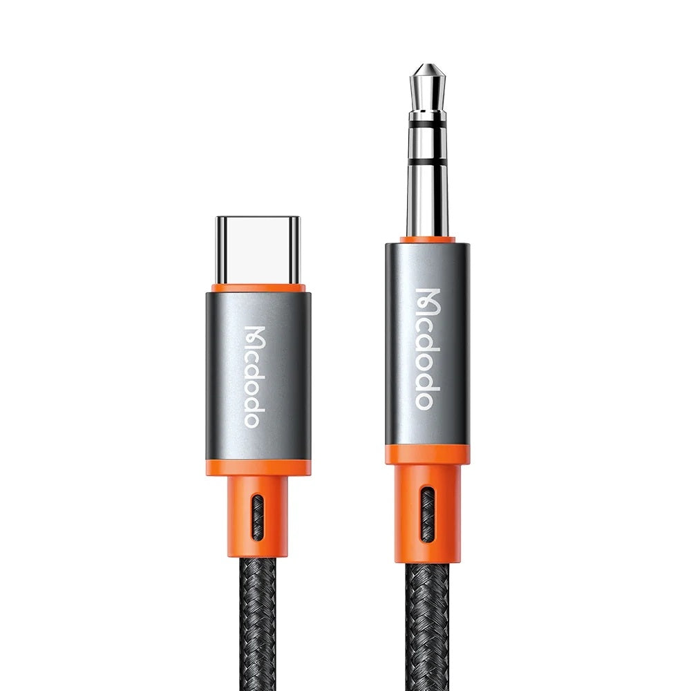 USB-C til 3,5 mm McDodo lydkabel CA-0900, 1,8 m, Svart