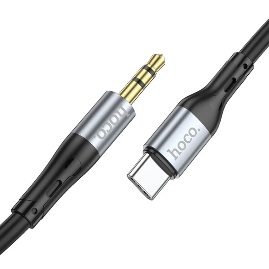 USB-C til 3,5 mm lydkabel HOCO UPA22, 1 m, Svart