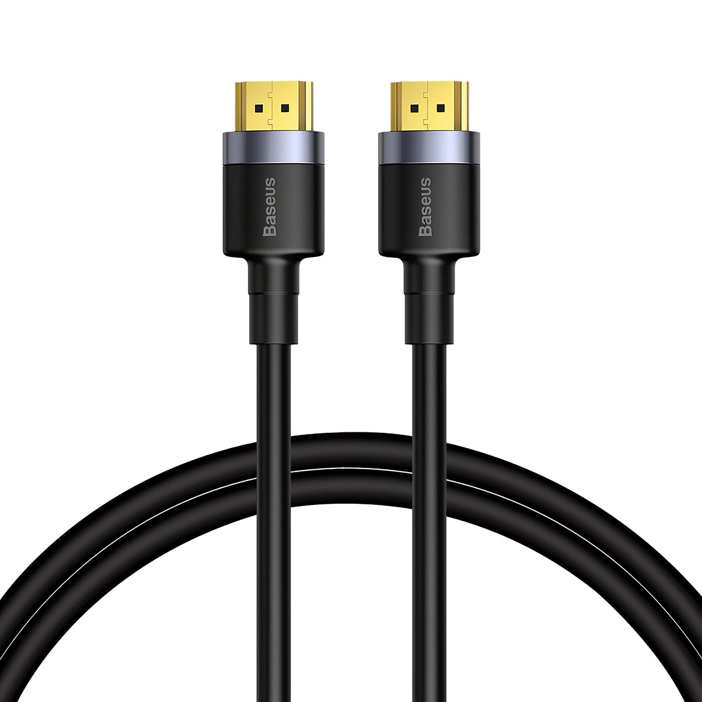 Baseus videokabel, HDMI - HDMI, 4K, 1 m, svart CADKLF-E01
