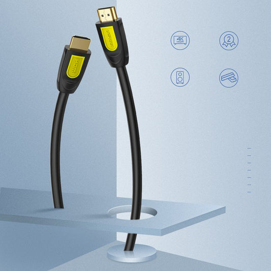 UGREEN HD101 videokabel, HDMI - HDMI, 4K, 2m, Svart Gul