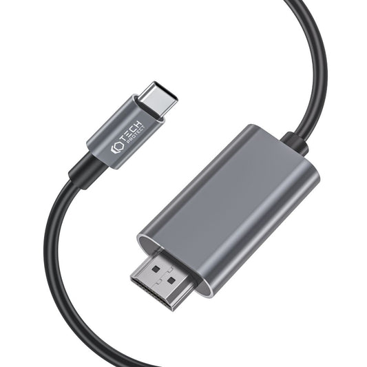 USB-C lyd- og videokabel - HDMI Tech-Protect Ultraboost, 2 m, svart