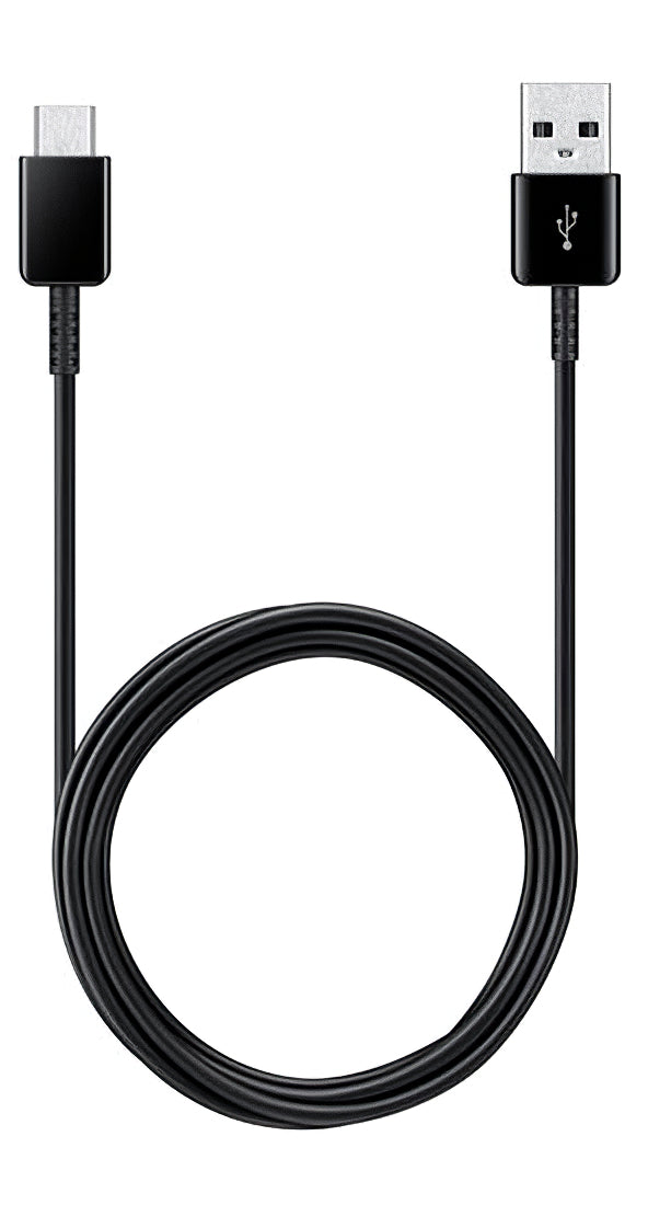 Samsung USB-A - USB-C data- og ladekabel, 25W, 1.5m, Svart EP-DG930IBEGWW
