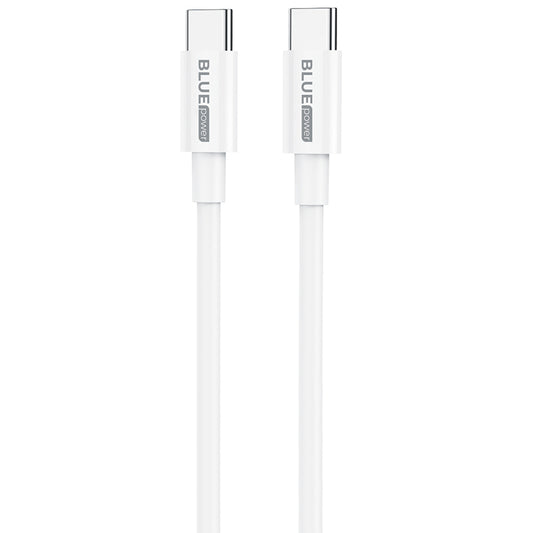 USB-C data- og ladekabel - USB-C BLUE BLUE Power BBX44, 100 W, 1 m, hvit