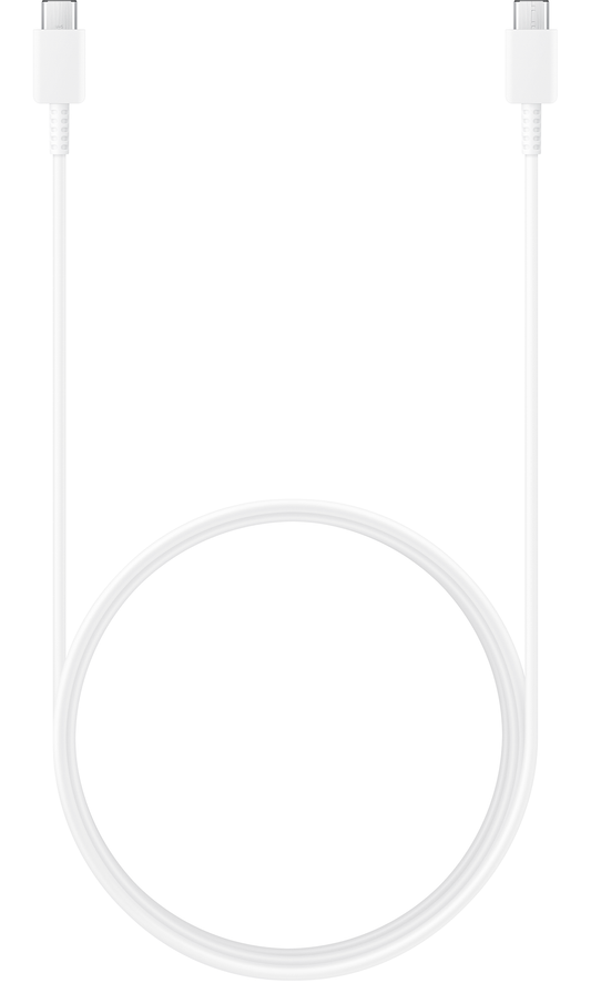 USB-C data- og ladekabel - USB-C Samsung, 60 W, 1,8 m, hvit EP-DX310JWEGEU