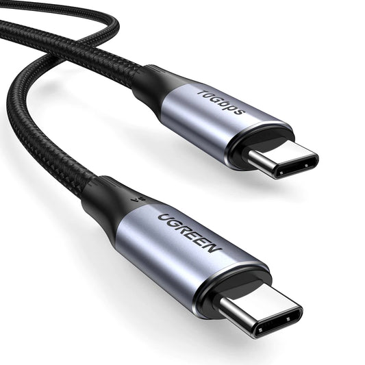 USB-C data- og ladekabel - USB-C UGREEN US355, 100 W, 1 m, svart