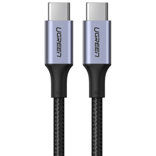 USB-C data- og ladekabel - USB-C UGREEN US316, 100 W, 1 m, grå