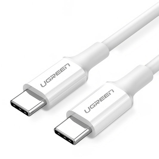 USB-C data- og ladekabel - USB-C UGREEN US264, 60W, 1,5 m, hvit