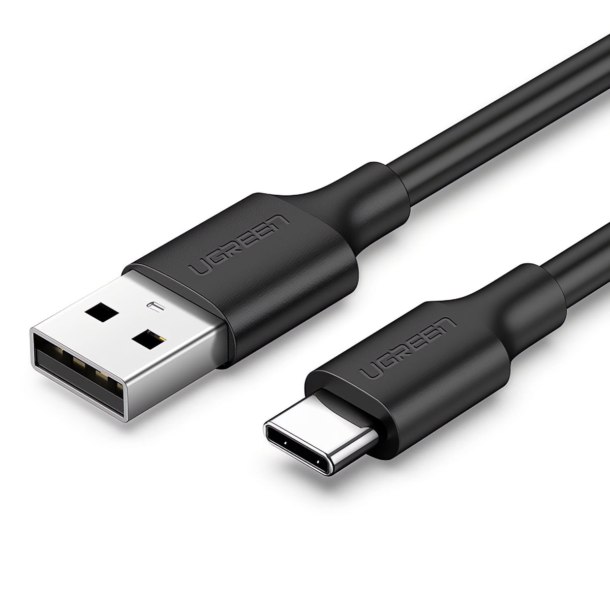 USB-A til USB-C data- og ladekabel UGREEN US287, 18W, 1m, Svart