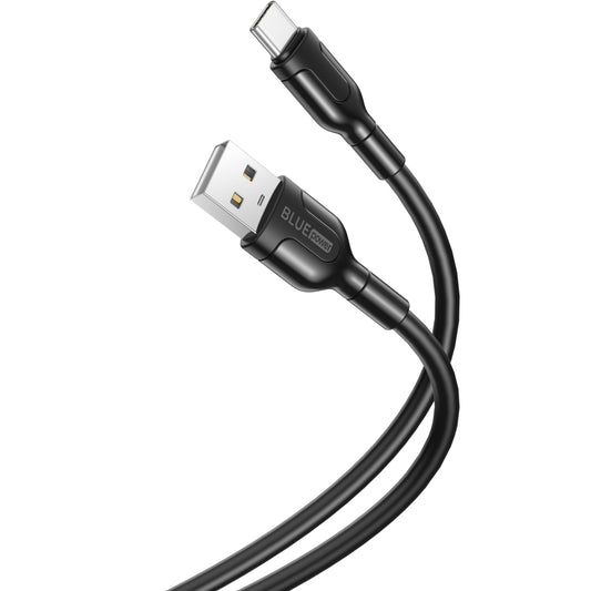 USB-A til USB-C data- og ladekabel BLUE Power BNB212, 18 W, 1 m, svart