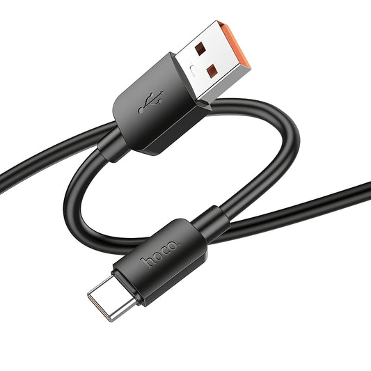 Data- og ladekabel USB-A - USB-C HOCO X96, 100 W, 1 m, svart