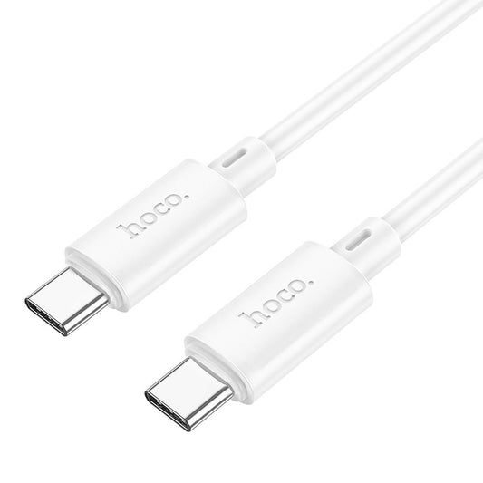 USB-C data- og ladekabel - USB-C HOCO X88, 60 W, 1 m, hvit