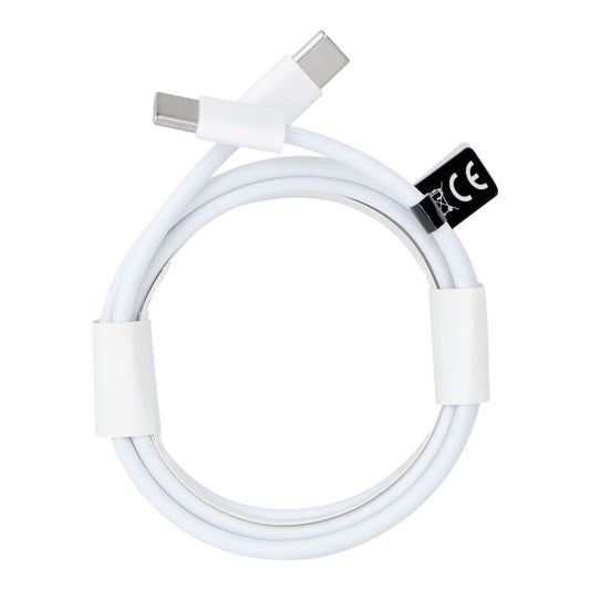 USB-C data- og ladekabel - USB-C OEM HD26 Box, 30 W, 2 m, hvit