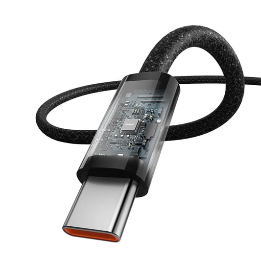USB-C data- og ladekabel - USB-C Baseus Dynamic 3-serien, 100 W, 2 m, svart P10367000111-01