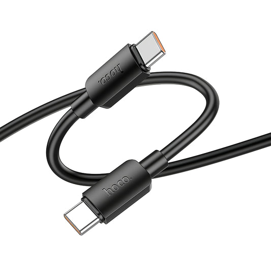 USB-C til USB-C data- og ladekabel HOCO X96, 100W, 1m, Svart