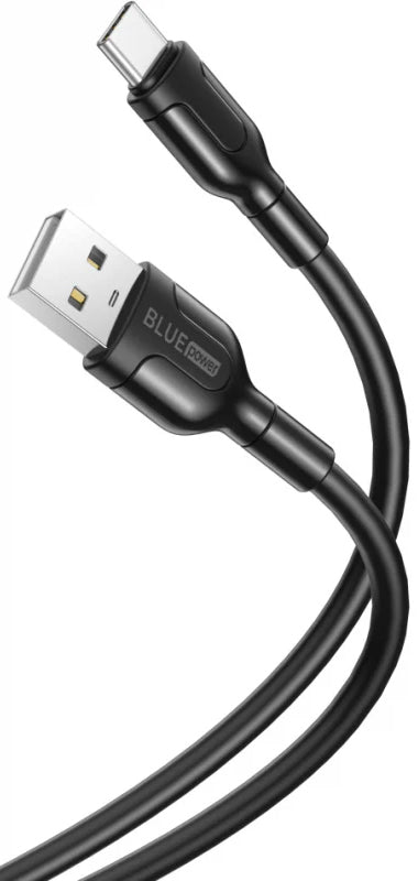 Data- og ladekabel USB-A - USB-C Blue Power BNB212, 18W, 1m, Hvit
