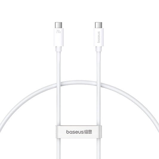 USB-C data- og ladekabel - USB-C Baseus Superior Series 2, 240 W, 1 m, hvit P10365200211-02