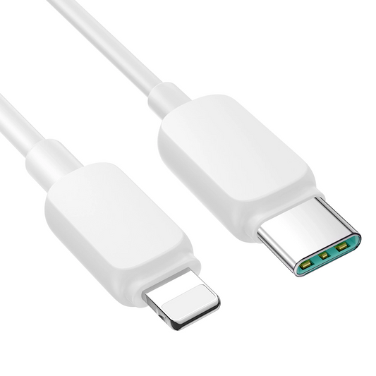 USB-C - Lightning lade- og datakabel Joyroom S-A14, 30W, 1.2m, Hvit