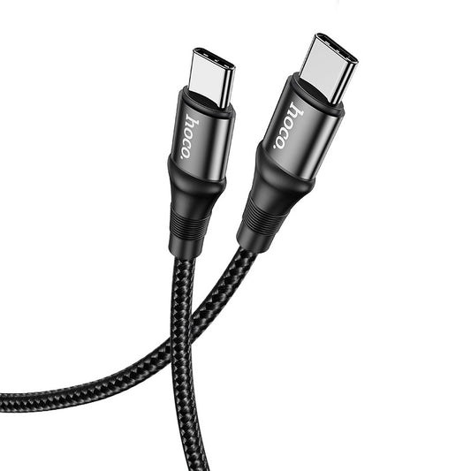 USB-C data- og ladekabel - USB-C HOCO X50, 100 W, 1 m, svart