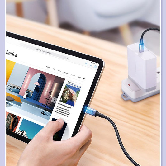 USB-C data- og ladekabel - USB-C UGREEN US316, 100 W, 1 m, grå