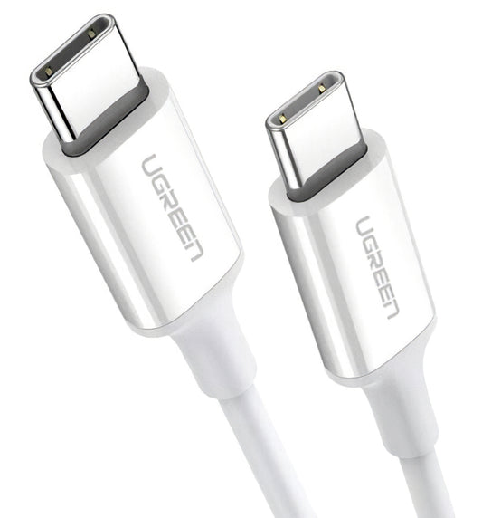 USB-C data- og ladekabel - USB-C UGREEN US264, 60W, 1,5 m, hvit
