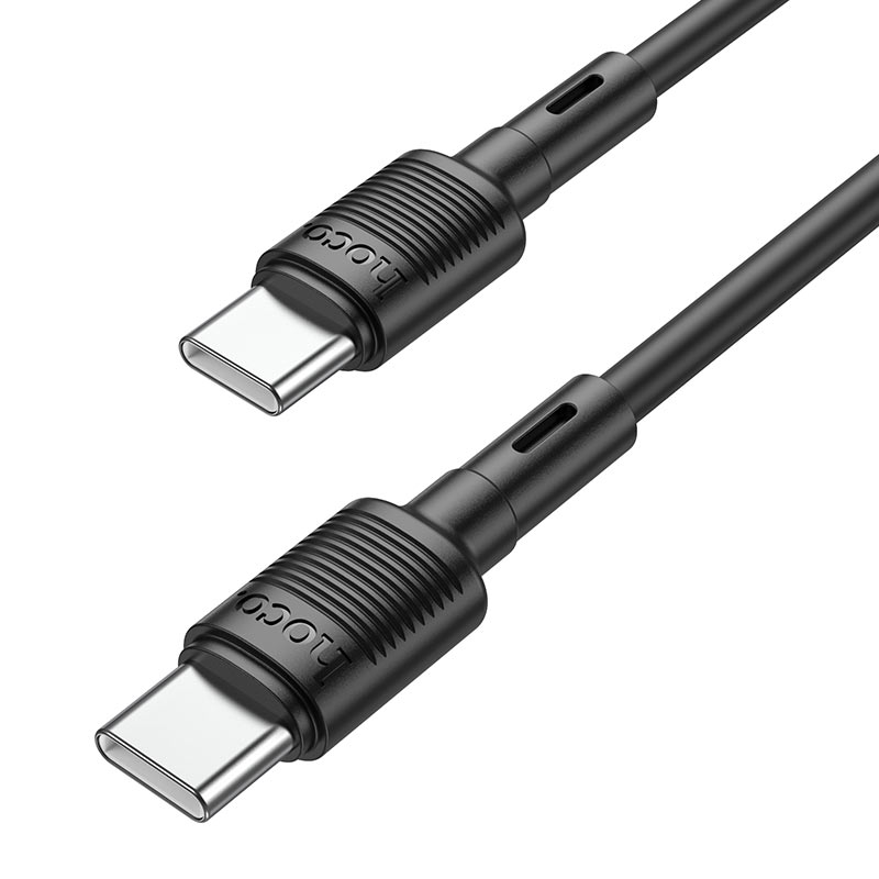 USB-C data- og ladekabel - USB-C HOCO X83 Victory USB-C, 60 W, 1 m, svart