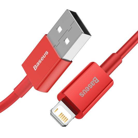 USB-A til Lightning data- og ladekabel Baseus Superior Series, 20 W, 1 m, rød CALYS-A09