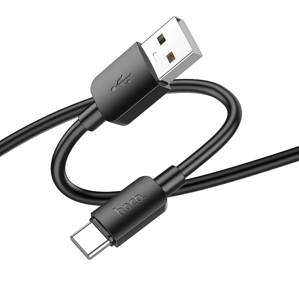 USB-A - USB-C HOCO X96 data- og ladekabel, 27W, 1m, Svart