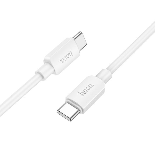 USB-C data- og ladekabel - USB-C HOCO HOCO X96, 60 W, 1 m, hvit