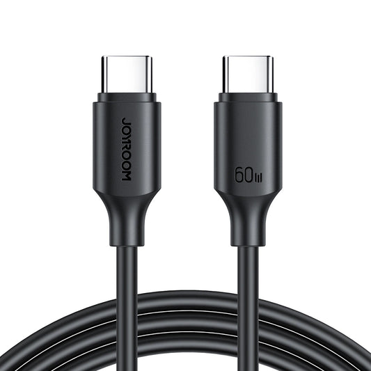 USB-C data- og ladekabel - USB-C Joyroom S-CC060A9, 60 W, 1 m, svart