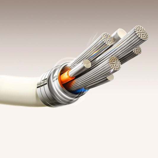 Data- og ladekabel USB-A - USB-C Joyroom S-A53, 18W, 1.2m, Beige