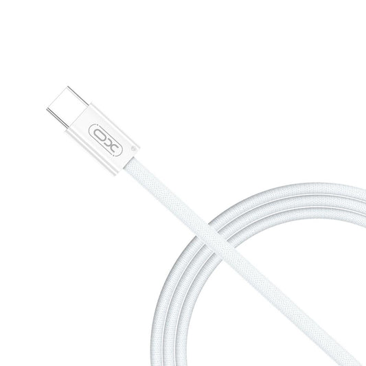 USB-C data- og ladekabel - USB-C XO Design NB-Q260B, 60W, 1.5m, Hvit