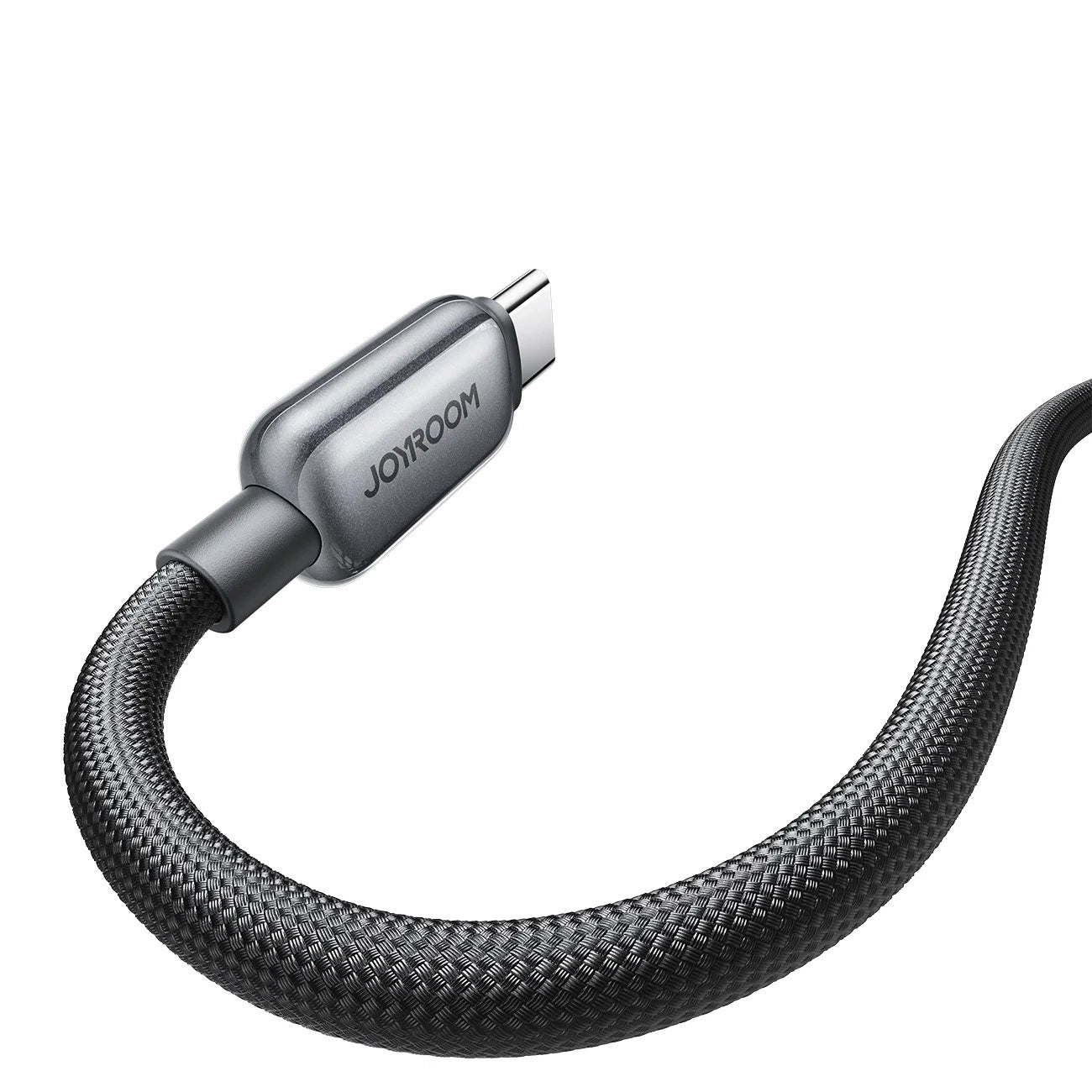 USB-C til USB-C data- og ladekabel Joyroom S-A55 StarFlight Display, 100W, 1.2m, Svart
