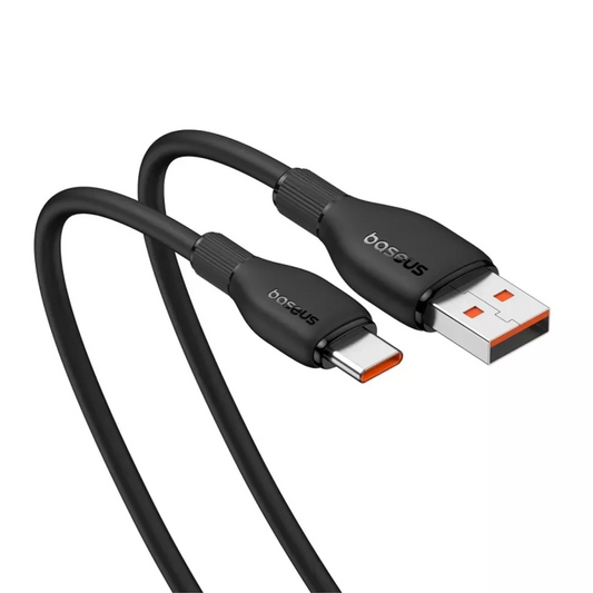 USB-A - USB-C Baseus Pudding data- og ladekabel, 100W, 1.2m, Svart P10355703111-00