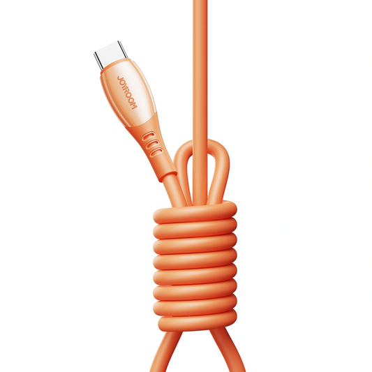 USB-C til USB-C data- og ladekabel Joyroom S-A59 Vibrant, 60W, 1.2m, Oransje