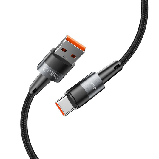 USB-A til USB-C data- og ladekabel Tech-Protect Ultraboost, 66W, 0,5m, grå