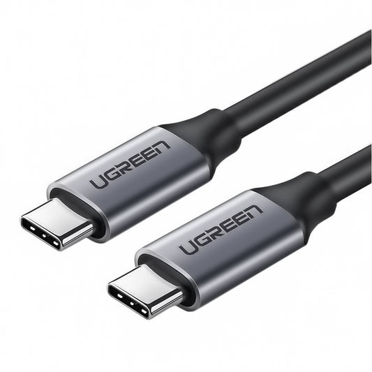 USB-C data- og ladekabel - USB-C UGREEN USB-C US161, 60W, 1,5 m, grå
