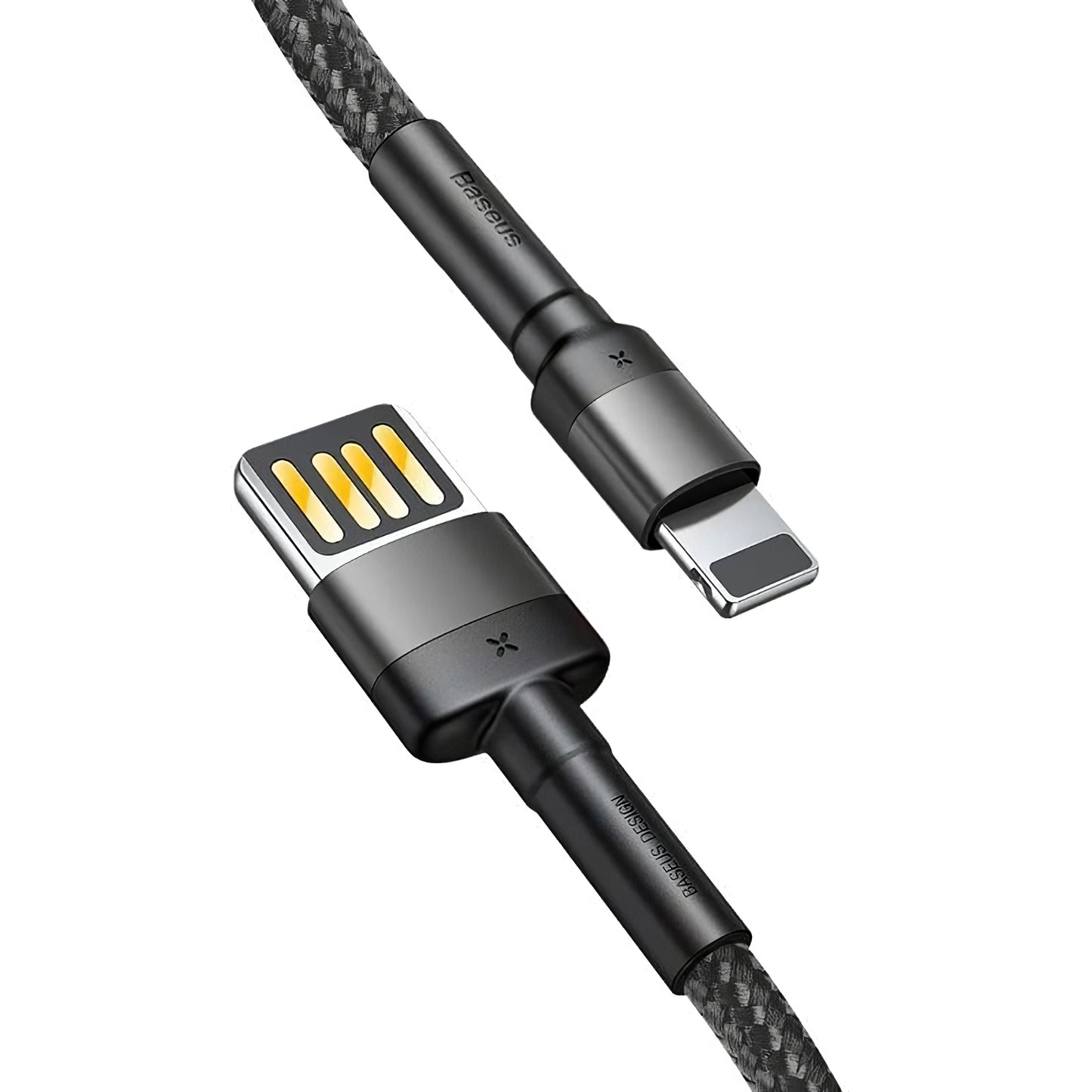 USB-A - Lightning Baseus Cafule Special Edition data- og ladekabel, 18W, 2m, Grå CALKLF-HG1