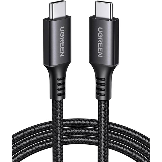 USB-C data- og ladekabel - USB-C UGREEN US567, 60 W, 1 m, grå