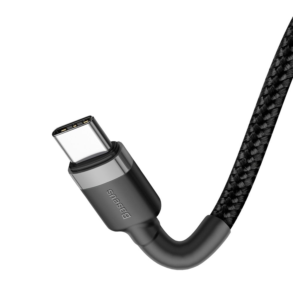 USB-C data- og ladekabel - USB-C Baseus Cafule, 60 W, 1 m, svart CATKLF-GG1 CATKLF-GG1