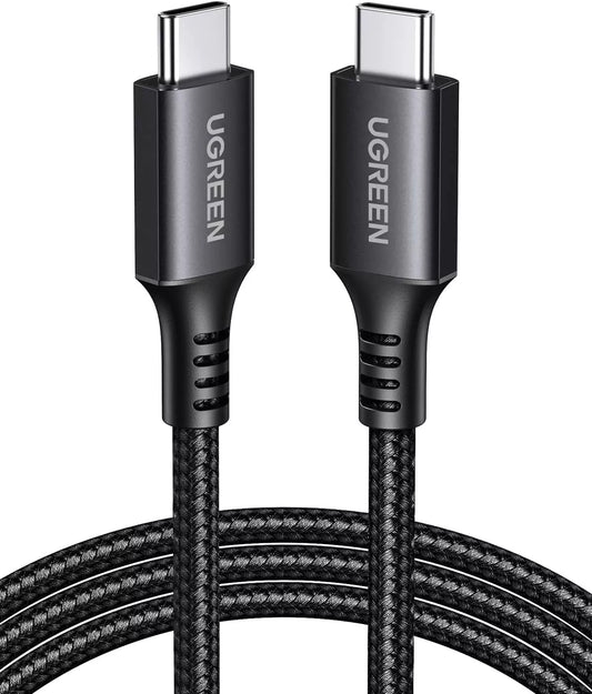 USB-C data- og ladekabel - USB-C UGREEN US567, 60 W, 2 m, grå
