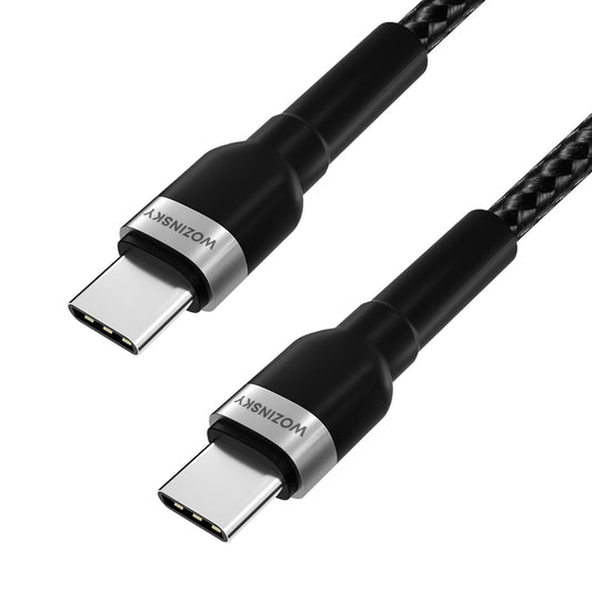 USB-C data- og ladekabel - USB-C WZK WNBCC2, 65W, 2m, Svart