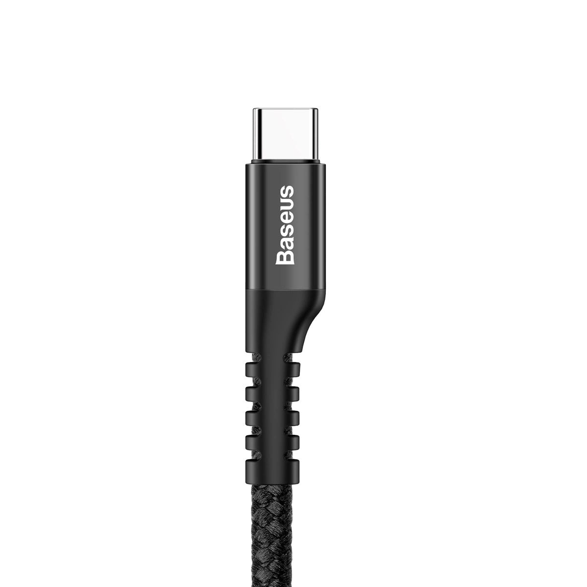 Data- og ladekabel USB-A til USB-C Baseus Fish Eye Spring, 18 W, 1 m, svart CATSR-01 CATSR-01